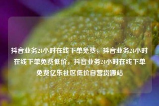 抖音业务24小时在线下单免费，抖音业务24小时在线下单免费低价，抖音业务24小时在线下单免费亿乐社区低价自营货源站