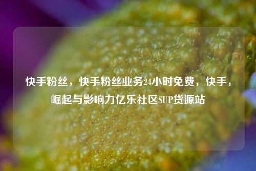 快手粉丝	，快手粉丝业务24小时免费，快手，崛起与影响力亿乐社区SUP货源站  第1张